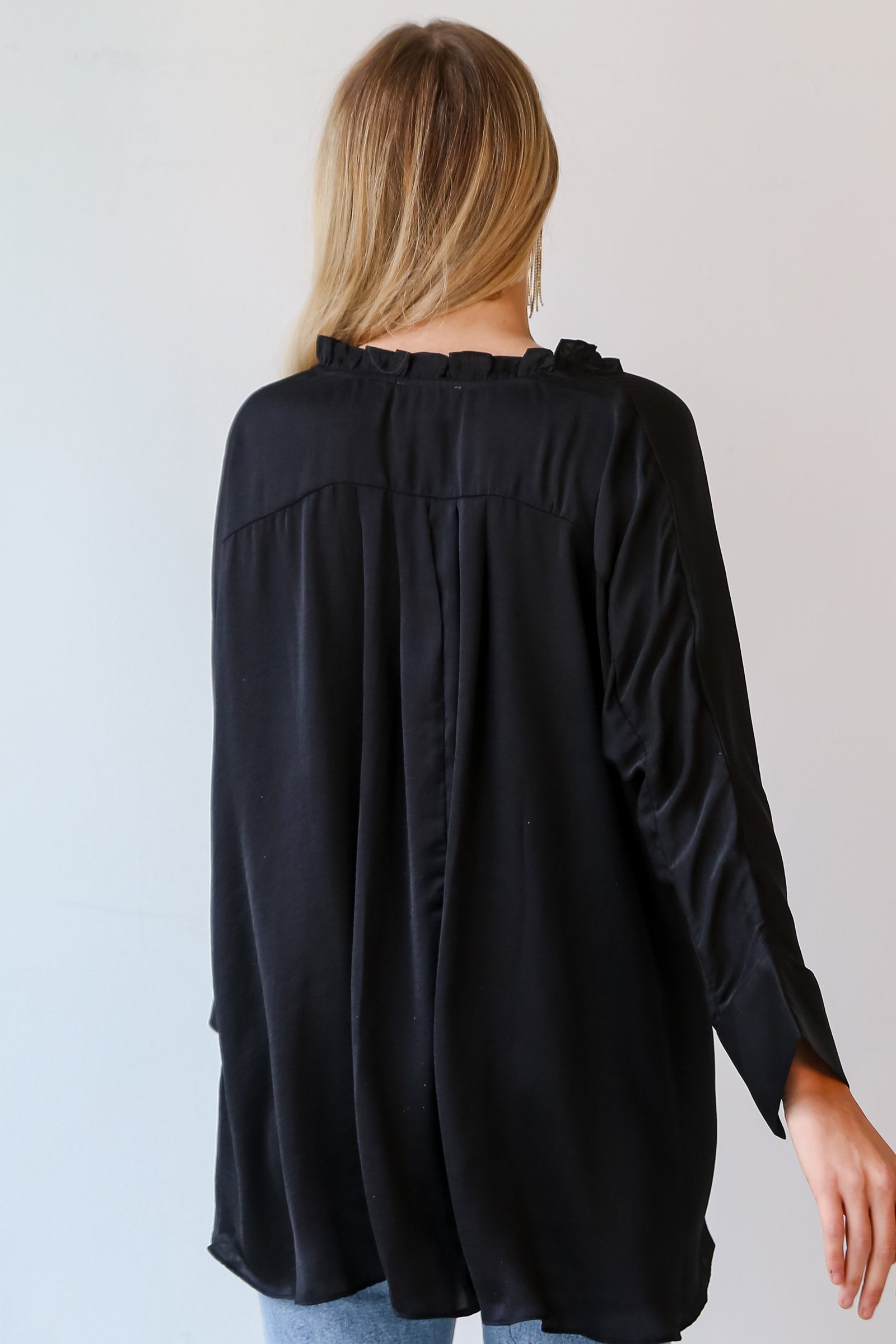 Marvelous Icon Satin Oversized Blouse GL8